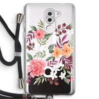 Hello in flowers: Honor 6X Transparant Hoesje met koord