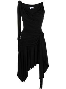 Blumarine robe courte à col v - Noir