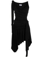 Blumarine robe courte à col v - Noir