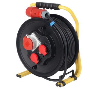 Schwabe CEE kabelhaspel neopreen H07RN-F 5x1,5 40 meter 23654