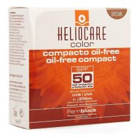 Heliocare Compact Getinte Zonnecrème Olievrij SPF50+ Bruin 10g - thumbnail