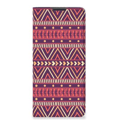 Motorola Edge 30 Pro | Hoesje met Magneet | Aztec Paars