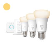 Philips Hue Starterpack - E27 - 10W - White set van 3 - 929002469204