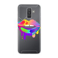 Lip Palette: Samsung Galaxy A6 Plus (2018) Transparant Hoesje
