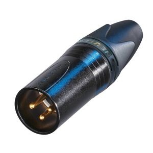 Neutrik NC3MXX-B Male XLR kabeldeel 3p zwart