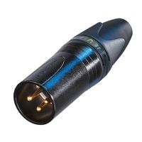 Neutrik NC3MXX-B Male XLR kabeldeel 3p zwart