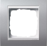 Gira Event Aluminium / Zuiverwit glanzend 1-voudig