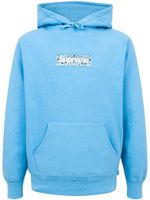 Supreme hoodie à logo box bandana - Bleu