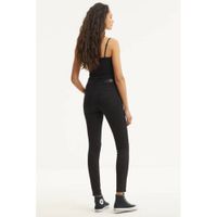 VERO MODA mid waist skinny jeans VMTANYA black - thumbnail