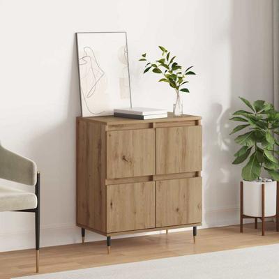 Dressoir Bruin 60 x 35 x 70 cm Bewerkt hout