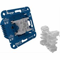Kopp Blue Control Hybrid-SmartSwitch serie schakelaar 2 kanaals, draadloos schakelen van verlichting