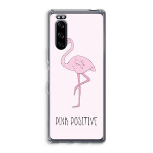 Pink positive: Sony Xperia 5 Transparant Hoesje