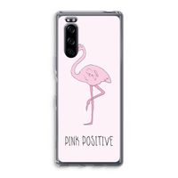 Pink positive: Sony Xperia 5 Transparant Hoesje