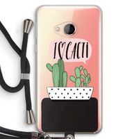I love cacti: HTC U Play Transparant Hoesje met koord