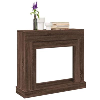 Haardombouw 100x30x87,5 cm bewerkt hout bruin eikenkleurig
