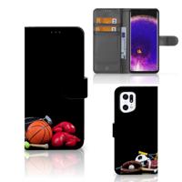 OPPO Find X5 Pro | Wallet Case | met Pasjes | Sports OPPO Find X5 Pro | Wallet Case | met Pasjes | Sports