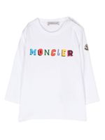 Moncler Enfant t-shirt à logo imprimé - Blanc - thumbnail