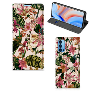 OPPO Reno4 Pro 5G Smart Cover Flowers