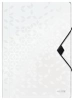 Elastomap leitz wow a4 3 klep pp wit | 10 stuks