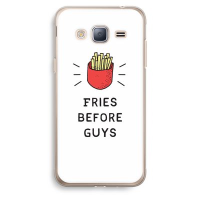 Fries before guys: Samsung Galaxy J3 (2016) Transparant Hoesje