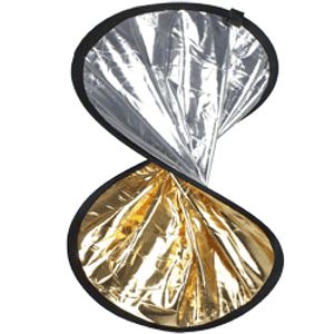 Walimex faltbar silber/gold 16536 Reflector (Ø) 30 cm 1 stuk(s)