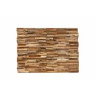 Wandpaneel - Hergebruikt teakhout - Bruin - 1m2