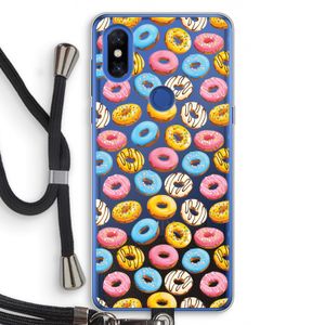 Pink donuts: Xiaomi Mi Mix 3 Transparant Hoesje met koord