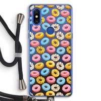 Pink donuts: Xiaomi Mi Mix 3 Transparant Hoesje met koord