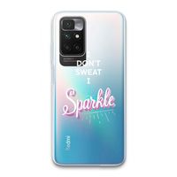 Sparkle quote: Xiaomi Redmi 10 Transparant Hoesje