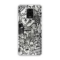 Vexx Black Mixtape: Xiaomi Redmi Note 10 Lite Transparant Hoesje