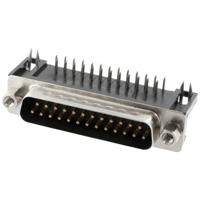 Connfly DS1037-01-25MNAKT74 D-sub male connector Aantal polen: 25 Soldeerpennen 1 stuk(s) Tray