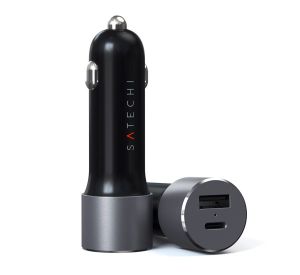 Satechi 72W Type-C PD Car Charger space grey - ST-TCPDCCM