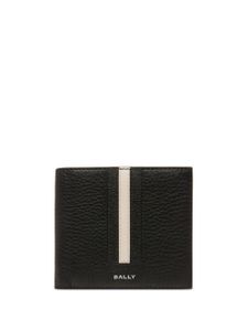 Bally portefeuille pliant Ribbon en cuir - Noir