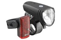 AXA Greenline Lichting set 15 lux - Zwart AXA Greenline Lichting set 15 lux - Zwart