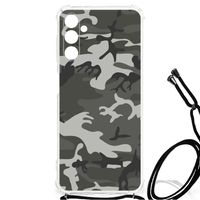 Samsung Galaxy A13 5G | A04s Doorzichtige Silicone Hoesje Army Light - thumbnail