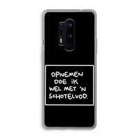 Schotelvod: OnePlus 8 Pro Transparant Hoesje