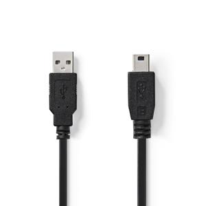 Nedis CCGT60300BK10 Kabel Usb 2.0 A Male - Mini 5-pins Male 1,0 M Zwart