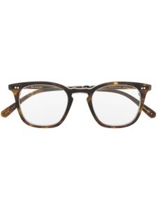 Garrett Leight lunettes de vue à monture carrée - Marron