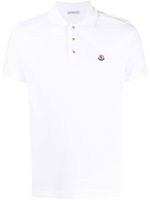 Moncler polo à patch logo - Blanc - thumbnail