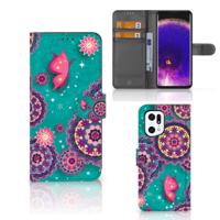 OPPO Find X5 Pro Hoesje Cirkels en Vlinders OPPO Find X5 Pro Hoesje Cirkels en Vlinders
