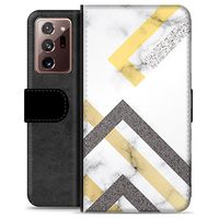 Samsung Galaxy Note20 Ultra Premium Portemonnee Hoesje - Abstract Marmer