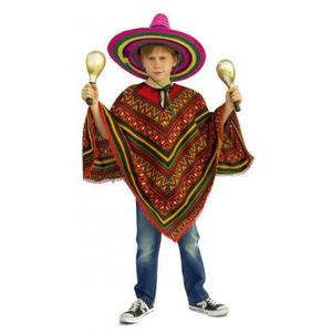Mexicaanse ponchos kinderen One size  -