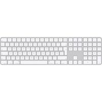 Apple Magic Keyboard Touch ID NumKey Toetsenbord Bluetooth QWERTZ, Duits, Macintosh Wit Oplaadbaar, Vingerafdruklezer, Numeriek toetsenbord