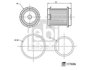 versnellingsbakoliefilter 177696