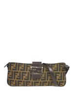 Fendi Pre-Owned 1990-2000s Zucca-pattern shoulder bag - Marron