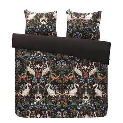 At Home by Beddinghouse dekbedovertrek Vibrant - zwart - 200x200/220 cm