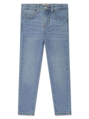 Levi's Kids jean skinny à patch logo - Bleu