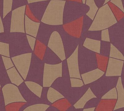AS Creation Antigua - Lila - Geometrisch Behang - 390931