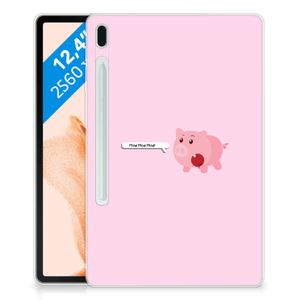 Samsung Galaxy Tab S7FE Tablet Back Cover Pig Mud