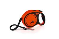 Beeztees Flexi Xtreme Tape Zwart/Oranje L 5M